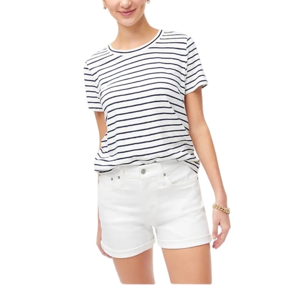 J. Crew - NWT Classic Denim Jean Short in White Sz 27